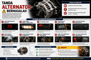 7 Tanda Alternator Mobil Bermasalah