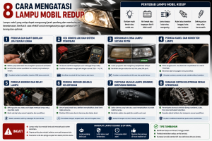 8 Cara Mengatasi Lampu Mobil Redup