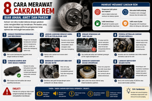 8 Cara Merawat Cakram Rem