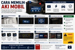 Cara Memilih Aki Mobil