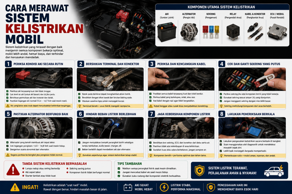 Cara Merawat Sistem Kelistrikan Mobil Cara Merawat Sistem Kelistrikan Mobil