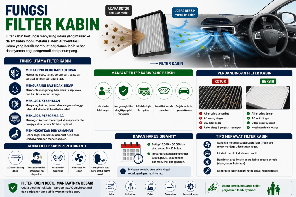 Fungsi Filter Kabin Mobil di Kota Berpolusi Tinggi Fungsi Filter Kabin Mobil di Kota Berpolusi Tinggi