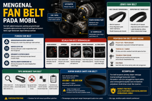 Mengenal Fan Belt pada Mobil