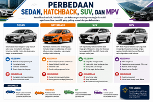 Perbedaan Sedan, Hatchback, SUV, dan MPV