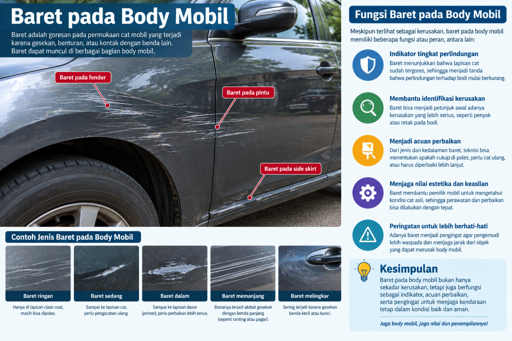 Baret pada Body Mobil Baret pada Body Mobil