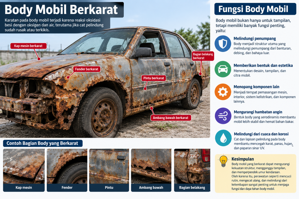 Body Mobil Berkarat Body Mobil Berkarat