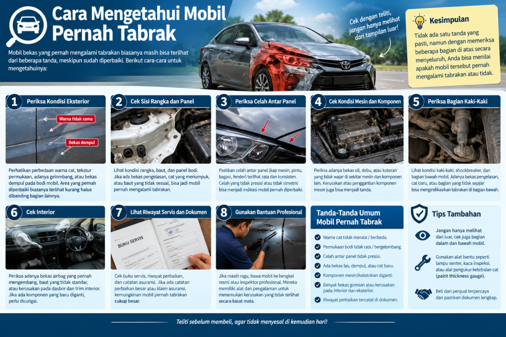 Cara Mengetahui Mobil Pernah Tabrak Sebelum Membelinya Cara Mengetahui Mobil Pernah Tabrak Sebelum Membelinya